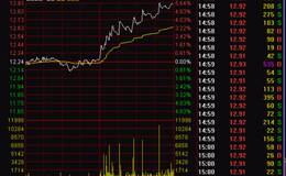 案例分析夾板型吸籌,鋸齒式吸籌掃貨盤口的分時圖